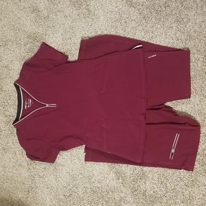 Scrub set, Medium top, small bottom